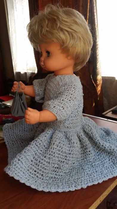 Голяма оригинална РЕТРО спяща кукла