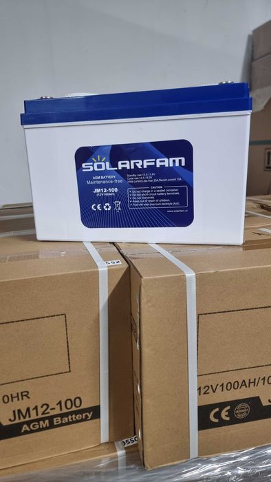 ГОТОВА Соларна система на 12v с 2 ТЯГОВИ акумулатора  + Панел 425w