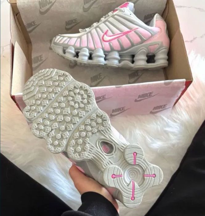 НОВИ! Nike Shox TL | Pink/White | + КУТИЯ