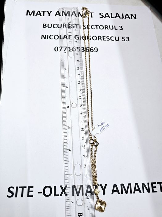 Vand lantisor dama din aur 14 k 5.91 g cod 140
