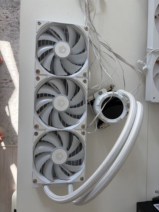Водяное охлаждение id cooling sl360 xe white