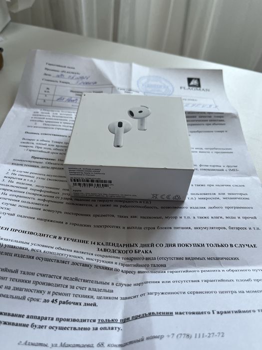 Продам новые Airpods 4, оригинал