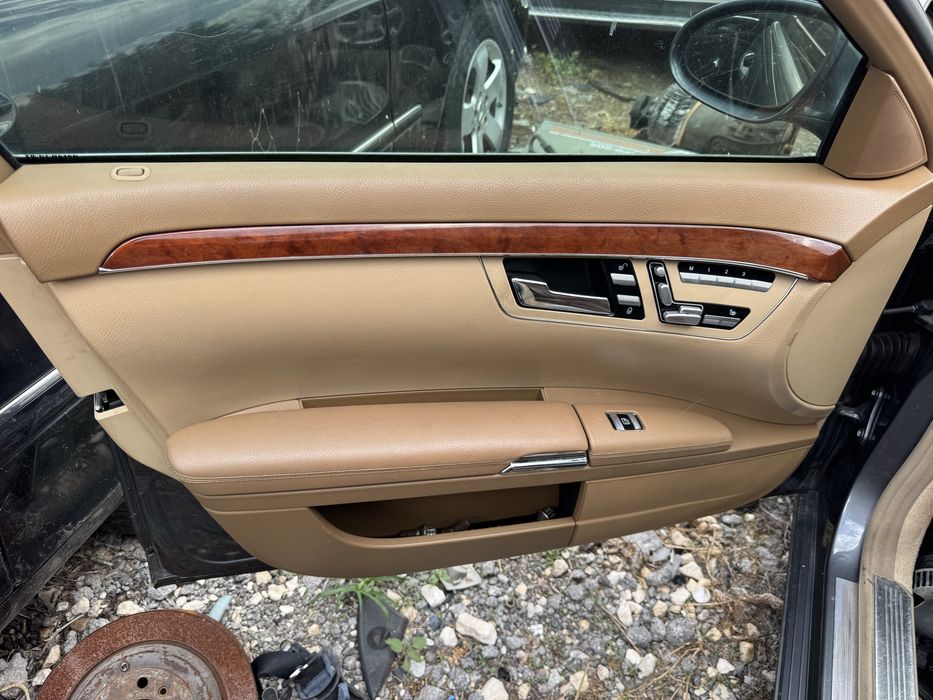 Кожен салон с подгрев и памет за Mercedes W221 къса база