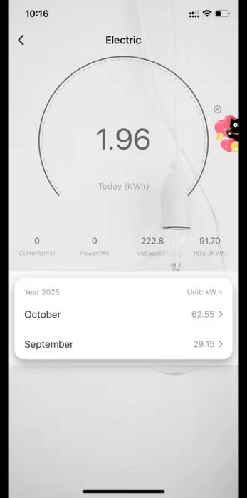 Smart Wifi контакт 20А, 4200W с електромер Tuya/Smartlife/Amazon Alexa