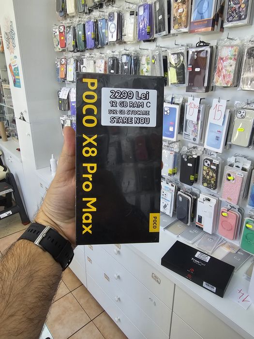 Poco X8 Pro Max 5G, 12/512 GB, Sigilat, Garanție