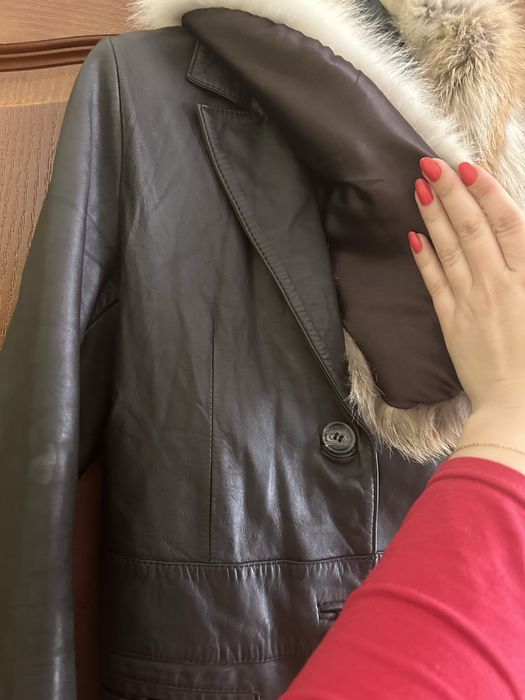 Дамско яке от естествена кожа