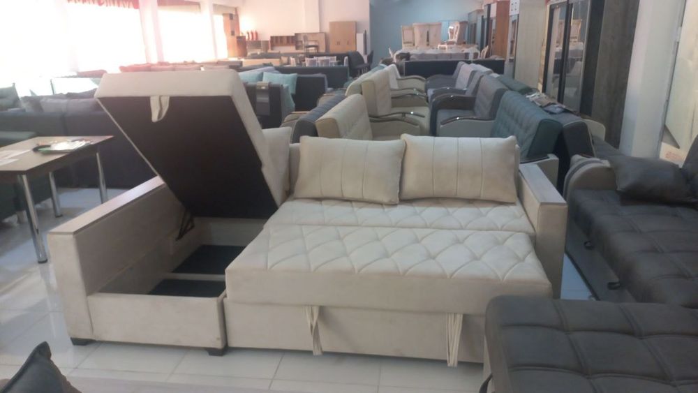 Угловой раскладной диван