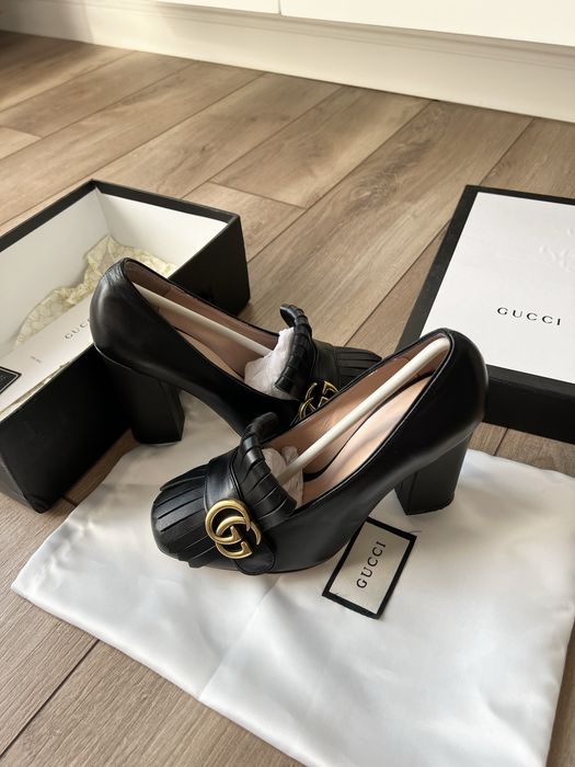 Кожаные туфли Gucci премиум качества