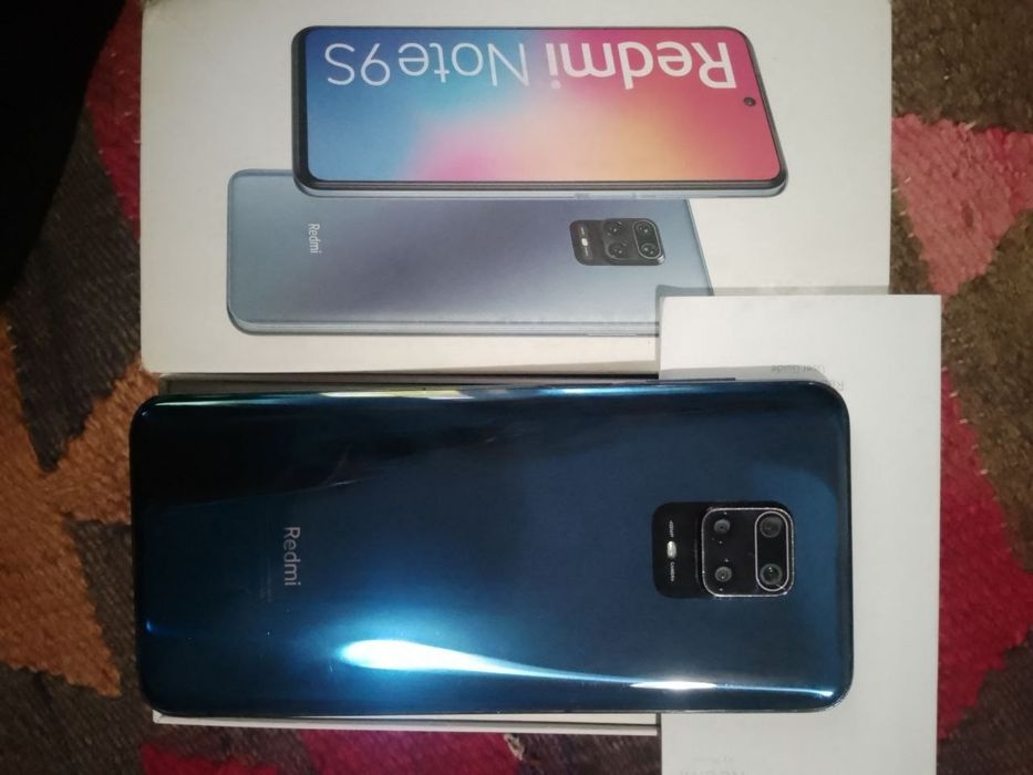 Redmi not 9s sotiladi. Holati edial 6+2 128 hotira dak karobkasi bor