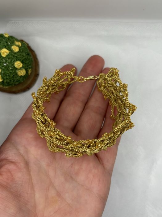 Гривна Златно Сияние Ръчно изработена Подарък за различни поводи