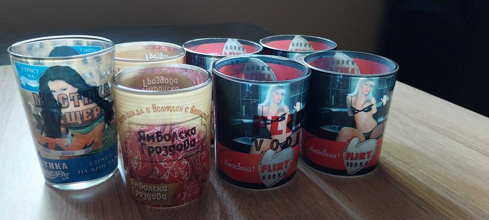 Сервизи стъкло за безалкохолно и аперитив