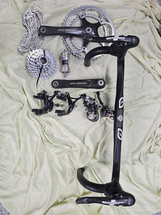 Vând set Campagnolo Record Titanium
