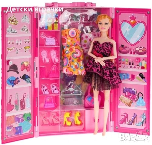Моден гардероб - Комплект с кукла и аксесоари