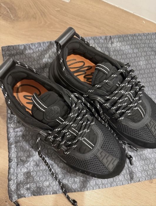Adidasi Versace Chain Reaction Black