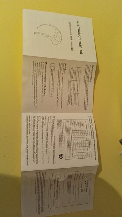 Масажор за врат.