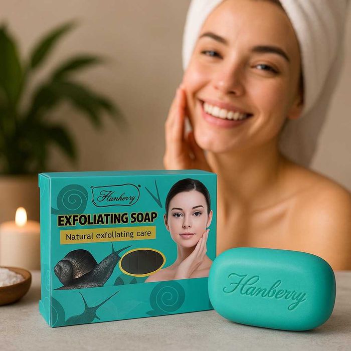 Натурален ексфолиращ сапун за лице и тяло