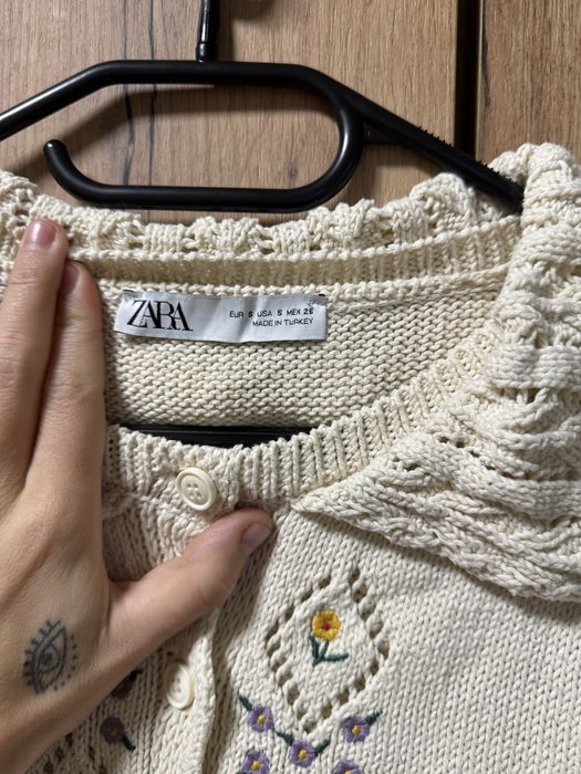 Плетена жилетка ZARA