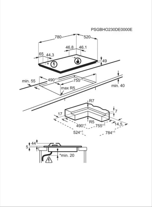 Plita GAZ  4 arzatoar -ELECTROLUX NOUA