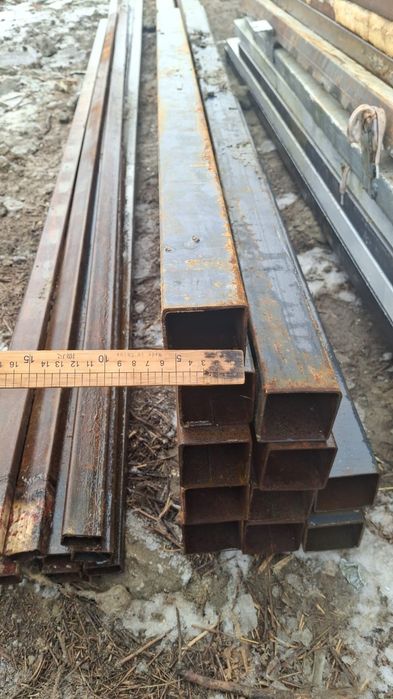 Трубы и уголки для стойки