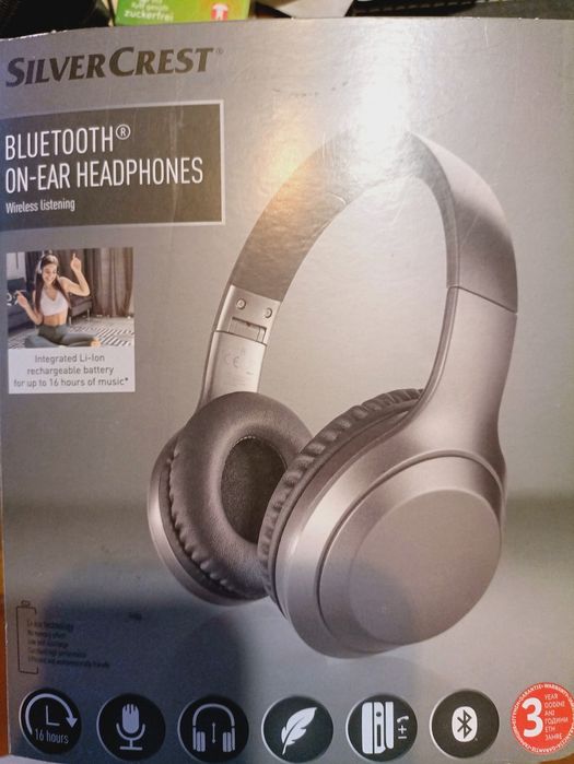 Casti Bluetooth SilverCrest On Ear