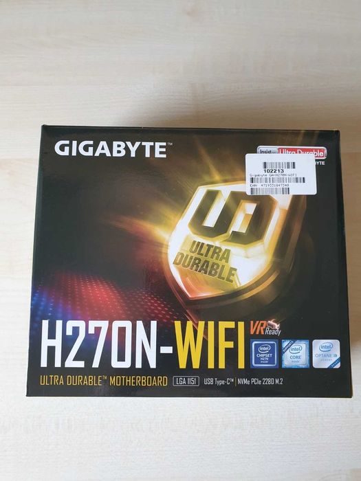 Дънна платка Gigabyte H270N-WIFI Mini ITX + Intel Core I7-7700 16GB RAM + Noctua NH-L9i Cooler