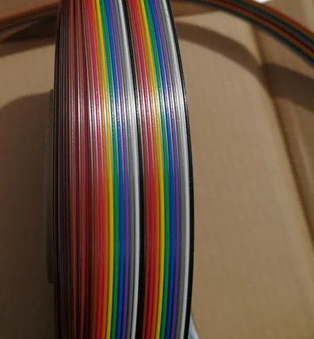 Cablu Multifilar Panglica 20 fire banda multicolora x28AWG cupru stana