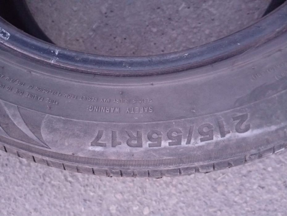 Продается летние шины 25.55.17