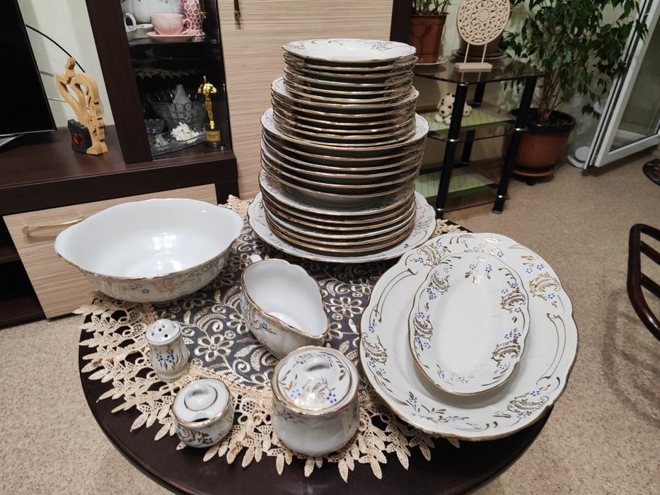 СССР сервиз 50-х "Незабудка"