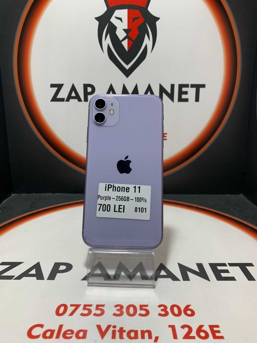 Zap Amanet Vitan - iPhone 11 - Purple - 256GB - 100%