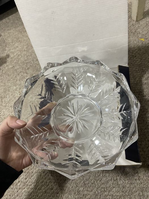 Хрустальная посуда новая