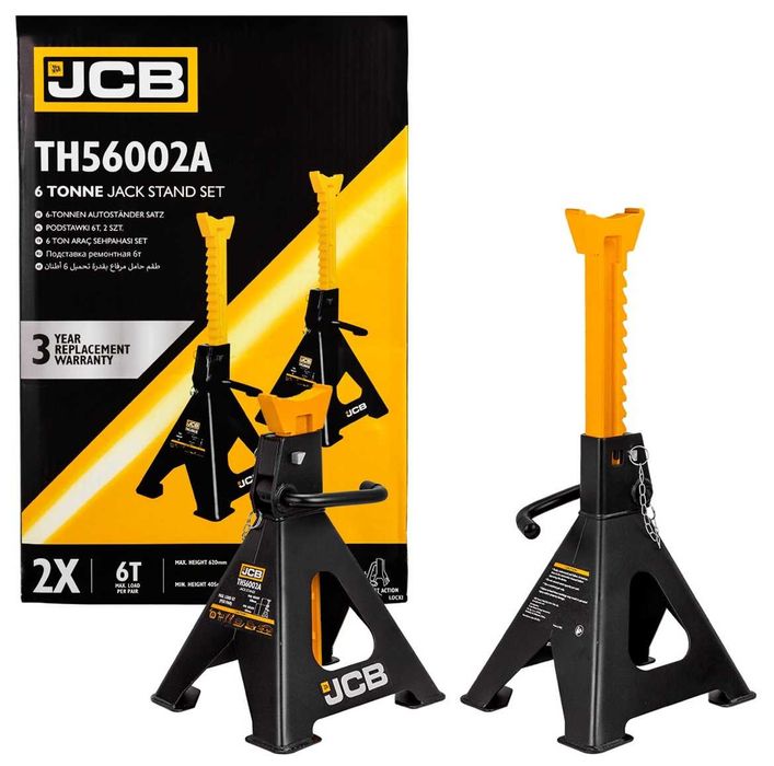 ПРОМОЦИЯ !! Комплект стойки за автомобил 6 тона, 408мм - 600мм JCB