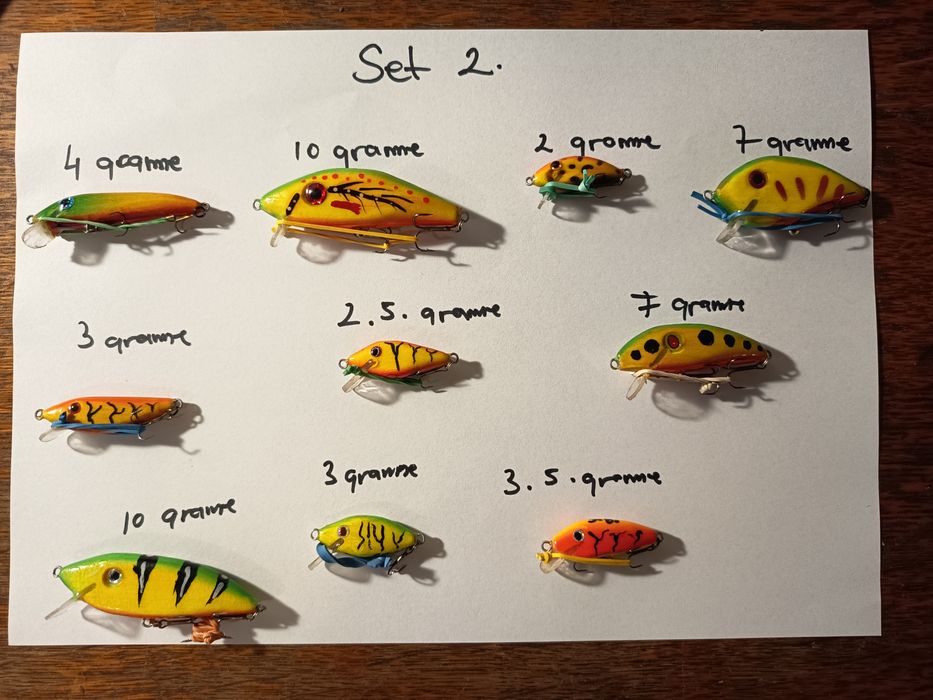 Voblere artizanale lucrate manual – eficiente la răpitori