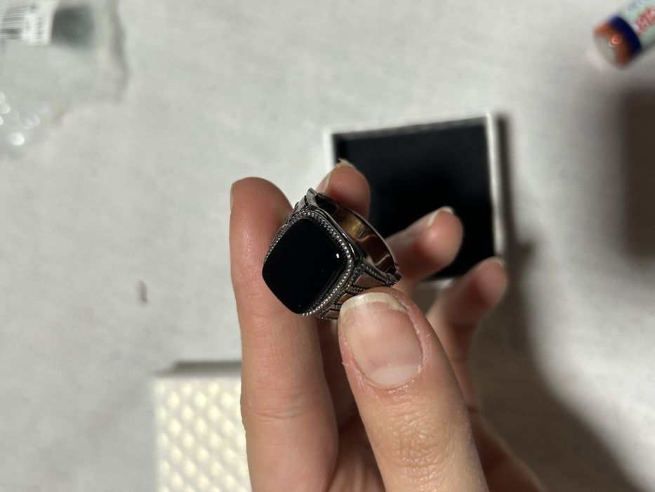 серебренная печатка