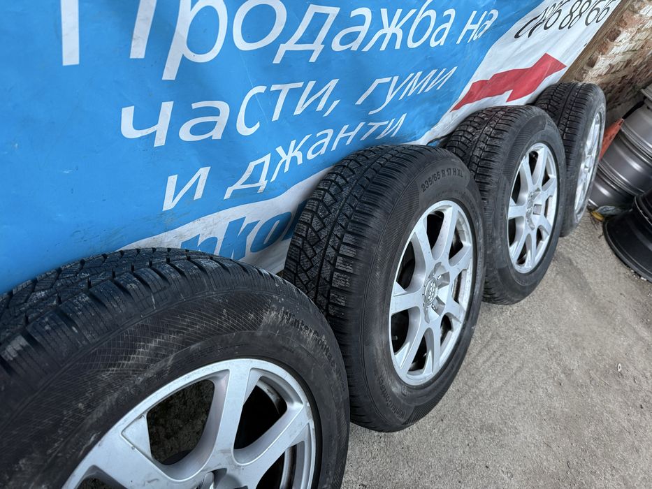 17 5х112 джанти със зимни гуми
