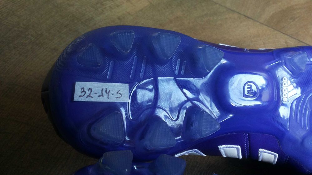 Adidas Adipure 11Pro Purple/White EUR 42  бутонки естествена кожа