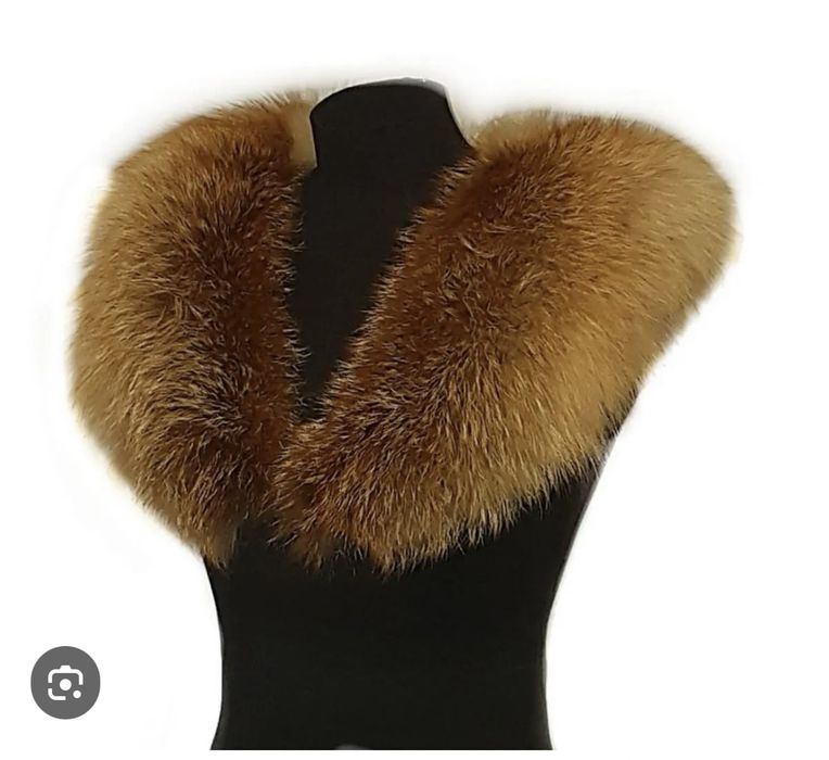 Натуральный меховый воротник
