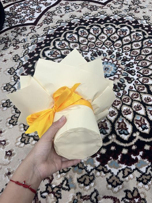 Букет из атласных лент