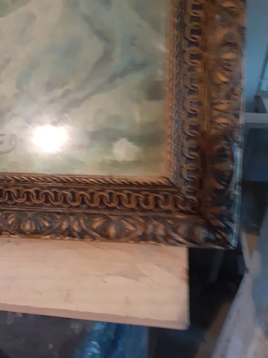 Vând foarte convenabil un tablou cu rama pictura peisaj natura