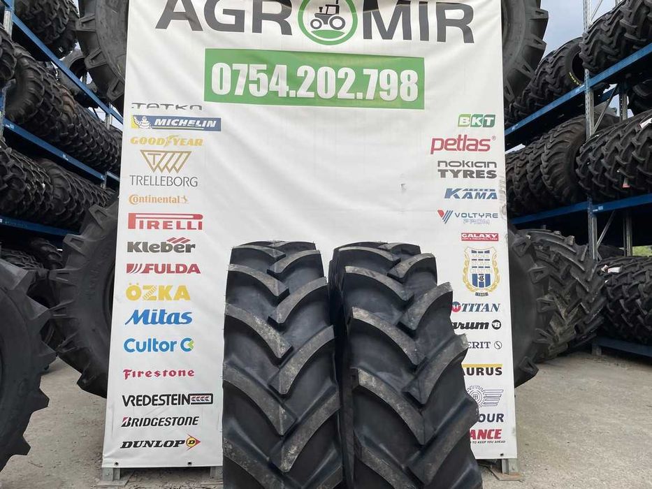 Cauciucuri noi 13.6-24 cu 12 pliuri pentru tractor fata marca OZKA