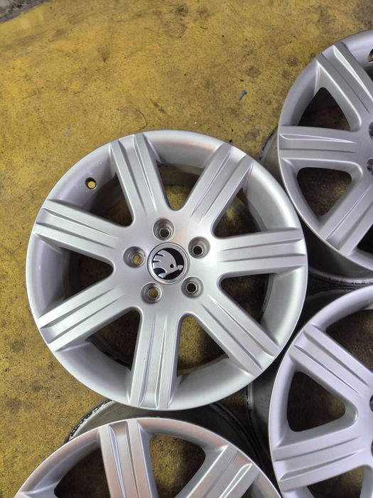 4 Jante Aliaj 5x112 16'' OEM Skoda Octavia Karoq Kodiaq Superb Yeti