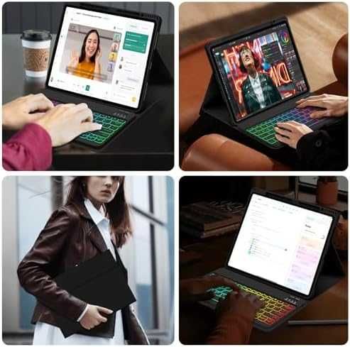 Нов Защитен Калъф с Магнитна Клавиатура за таблет iPad Pro 12.9 инча