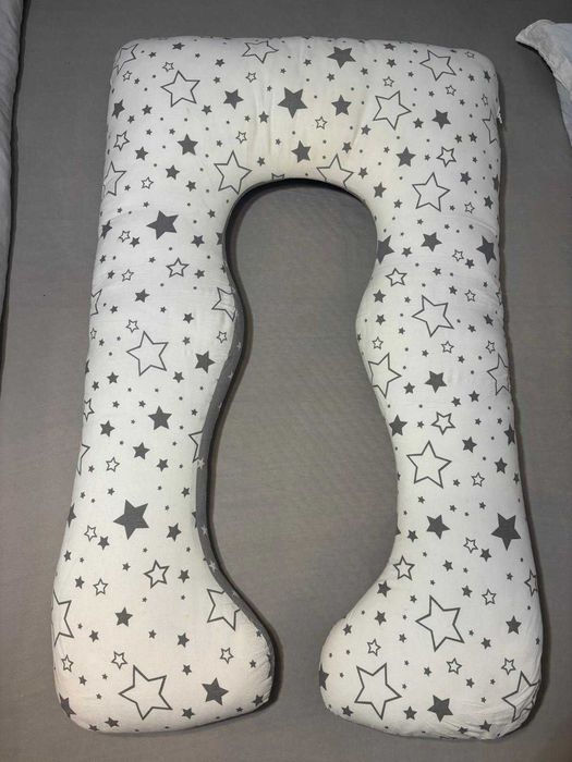 Pernă pentru gravide Kidizi XXL, husă bumbac detașabilă