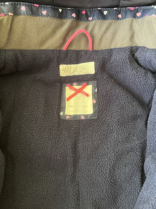 Топло яке за момиче на 3-4 години