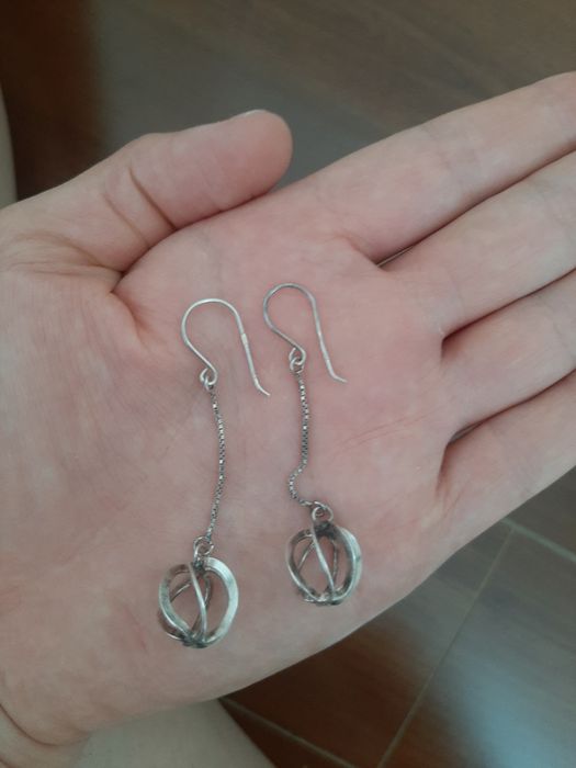 Серьги серебряные