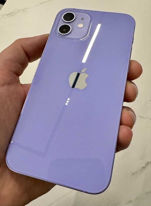iPhone 12 Purple 128GB - перфектно състояние