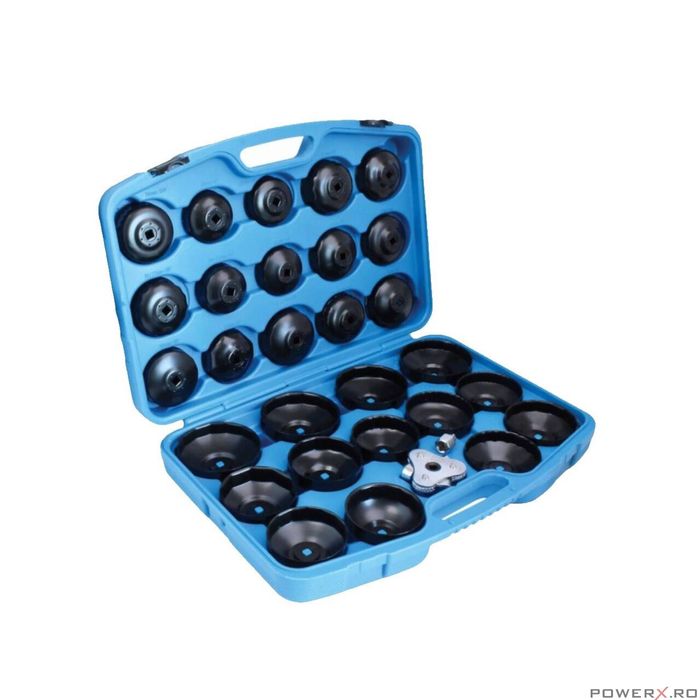 Trusa 30 chei pentru filtru de ulei, dimensiuni de la 65 la 108 mm,