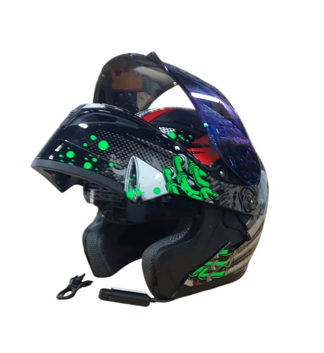 Каска №3896-3 R/M Модулна Bluetooth мотоциклетна каска