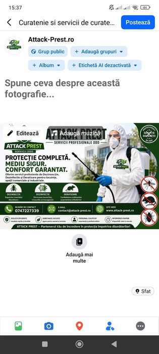 Servicii Dezinsecție ( ploșnițe, gândaci , furnici )