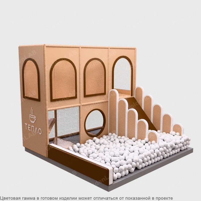 Детский лабиринт, детский игровой парк.