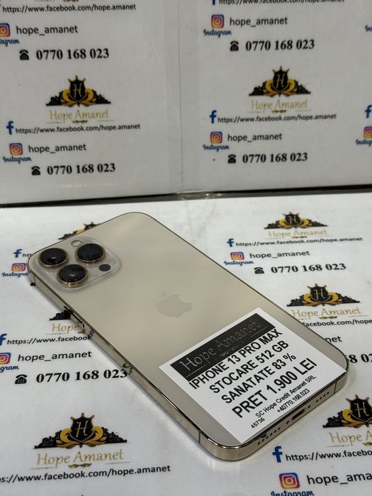 Hope Amanet P7 Iphone 13 Pro Max 512 Gb